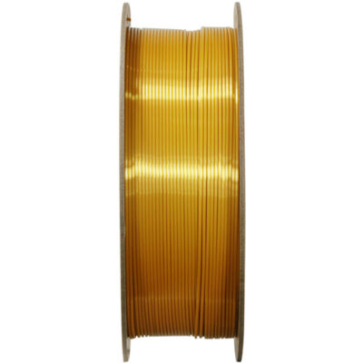Zijkant Polymaker Filament - PolyLite PLA Silk Gold - 1,75mm - 1KG spoel