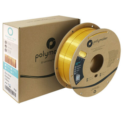 Filament Polymaker - PolyLite PLA Soie Or - 1,75 mm - 1KG