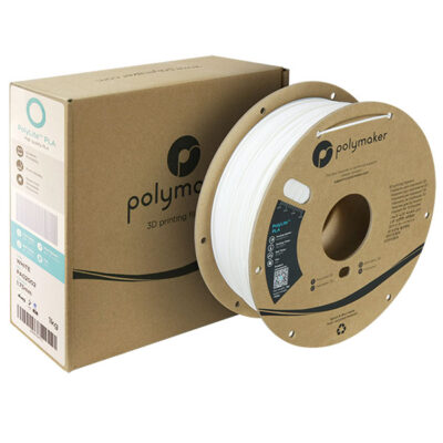 Filament Polymaker - PolyLite PLA Blanc - 1,75 mm - 1 KG