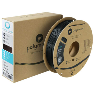 Polymaker-Filament – ​​PolyMide PA6-CF Schwarz – 1,75 mm – 0,5 kg