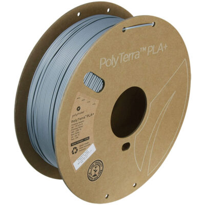 Filament Polymaker - PolyTerra PLA+ Gris - 1,75 mm - 1KG
