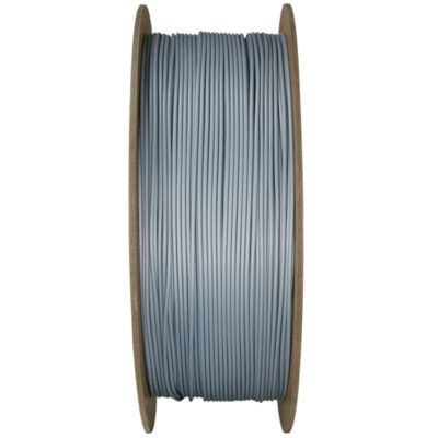 Zijkant spoel Polymaker Filament - PolyTerra PLA+ Grey - 1,75mm - 1KG