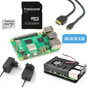 Raspberry Pi 5 8GB RAM heatsink case kit