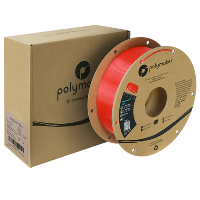 Polymaker Filament – PolySonic PLA Red – 1,75mm – 1KG met doos