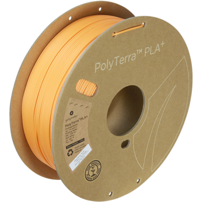 Voorkant Polymaker Filament – PolyTerra PLA+ Orange – 1,75mm – 1KG