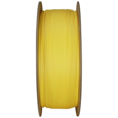 Zijkant Polymaker Filament – PolyTerra PLA+ Yellow – 1,75mm – 1KG